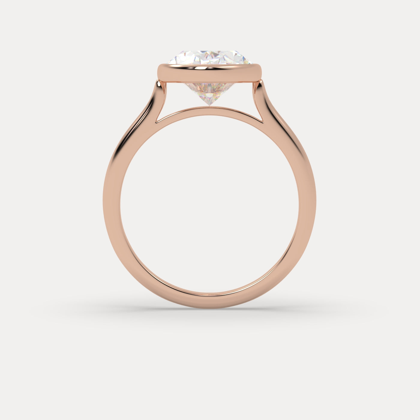 Round Halo, Pave & Split Shank Engagement Ring – 1.93 CT Lab Grown Diamond