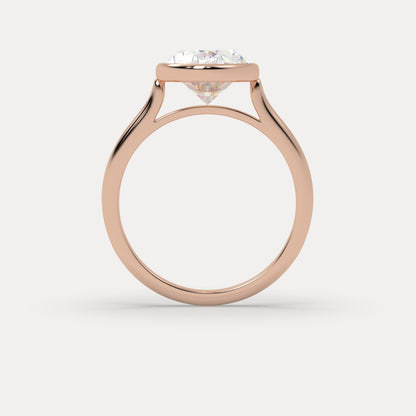 Round Halo, Pave & Split Shank Engagement Ring – 1.93 CT Lab Grown Diamond