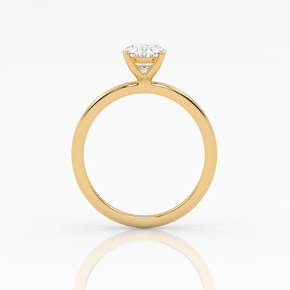 Round Halo, Pave & Split Shank Engagement Ring – 1.93 CT Lab Grown Diamond