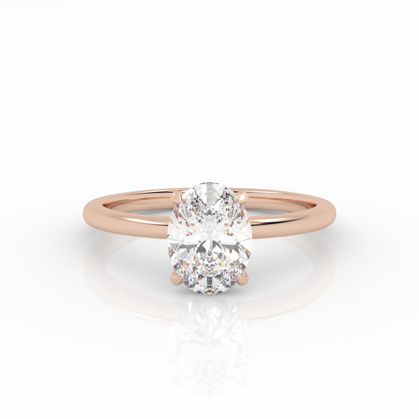 Round Halo, Pave & Split Shank Engagement Ring – 1.93 CT Lab Grown Diamond