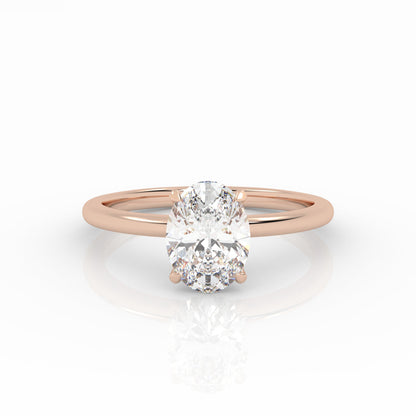 Round Halo, Pave & Split Shank Engagement Ring – 1.93 CT Lab Grown Diamond