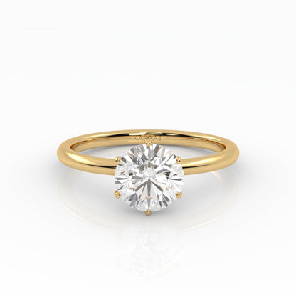 Round Halo, Pave & Split Shank Engagement Ring – 1.93 CT Lab Grown Diamond