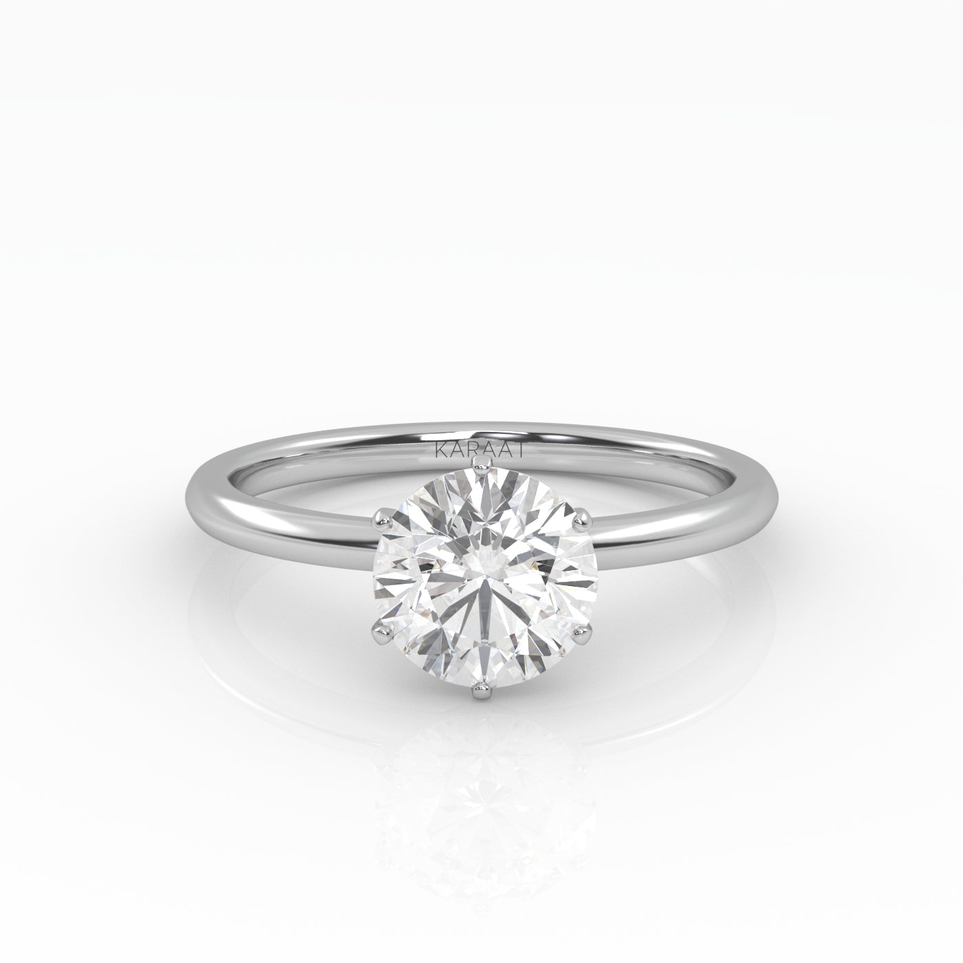 Round Halo, Pave & Split Shank Engagement Ring – 1.93 CT Lab Grown Diamond