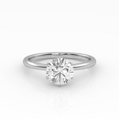 Round Halo, Pave & Split Shank Engagement Ring – 1.93 CT Lab Grown Diamond