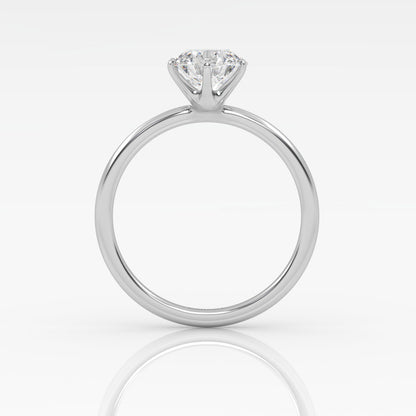 Round Halo, Pave & Split Shank Engagement Ring – 1.93 CT Lab Grown Diamond