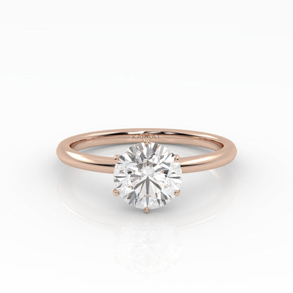 Round Halo, Pave & Split Shank Engagement Ring – 1.93 CT Lab Grown Diamond
