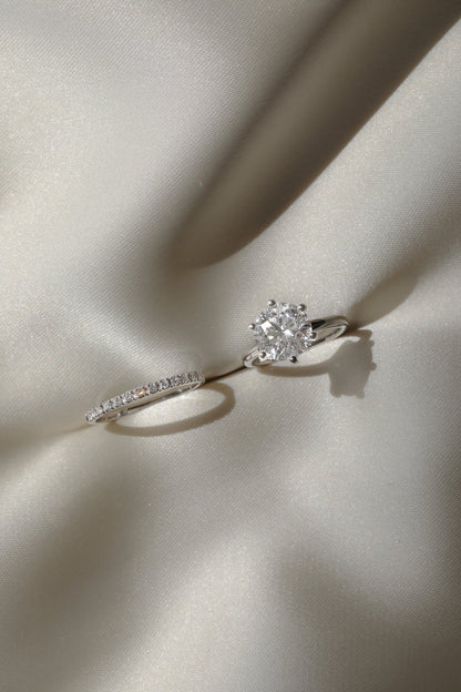 Round Halo, Pave & Split Shank Engagement Ring – 1.93 CT Lab Grown Diamond