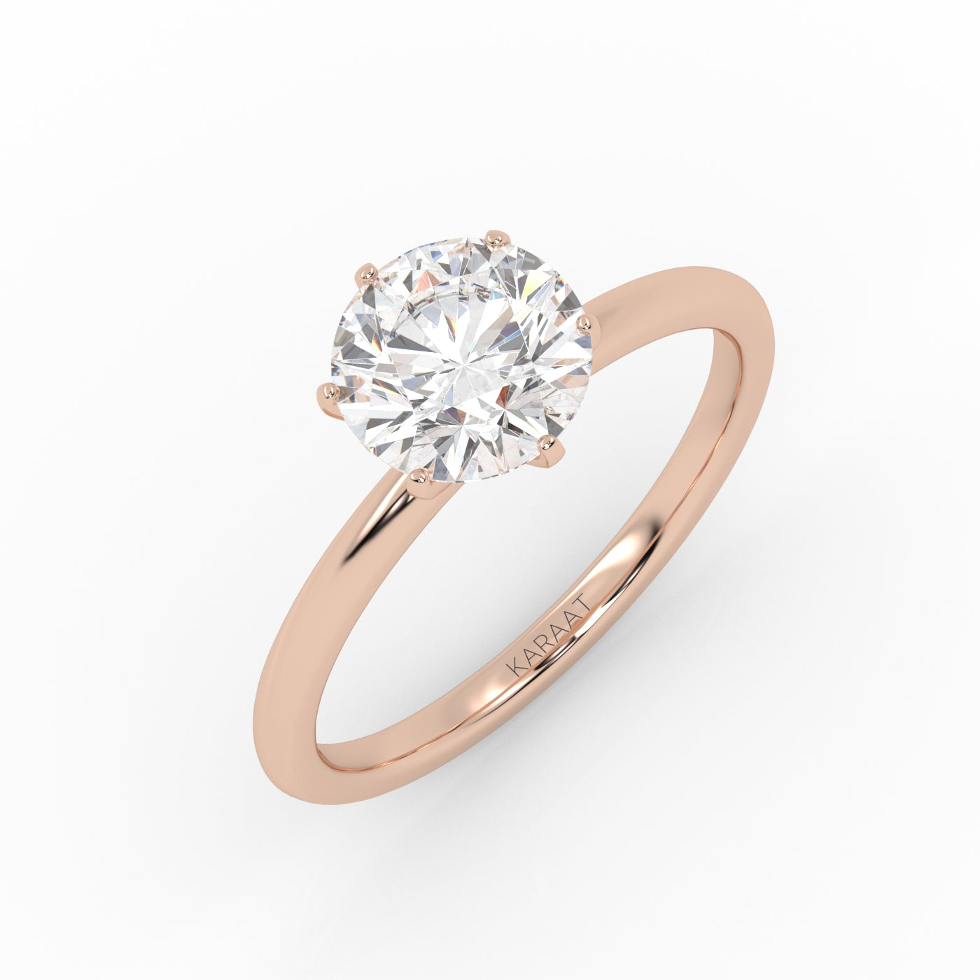 Round Halo, Pave & Split Shank Engagement Ring – 1.93 CT Lab Grown Diamond