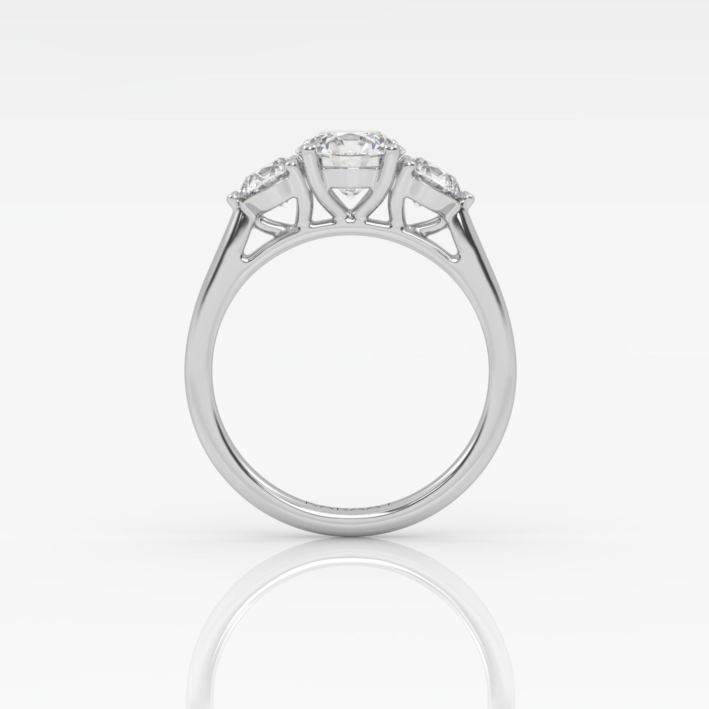 Round Halo, Pave & Split Shank Engagement Ring – 1.93 CT Lab Grown Diamond