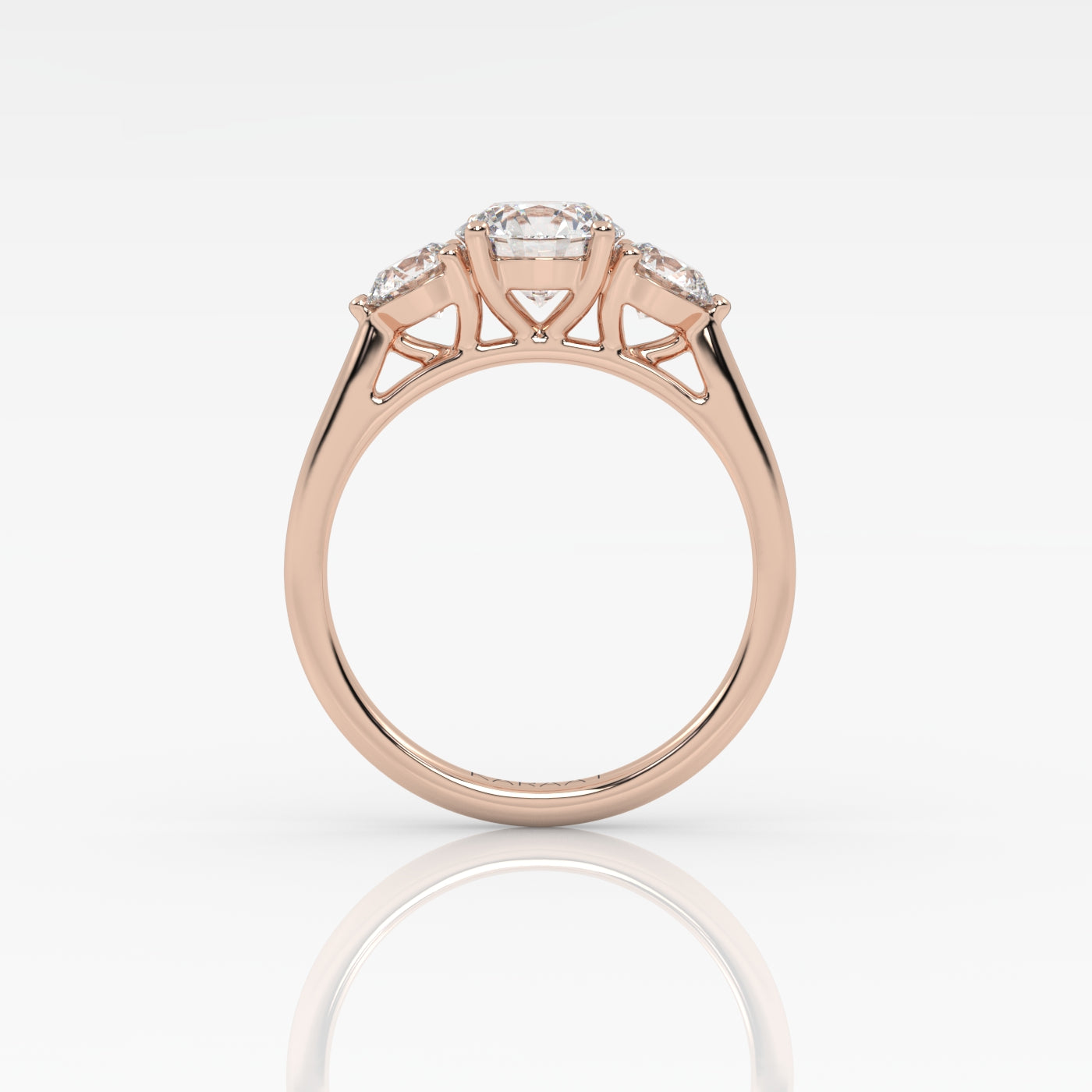 Round Halo, Pave & Split Shank Engagement Ring – 1.93 CT Lab Grown Diamond
