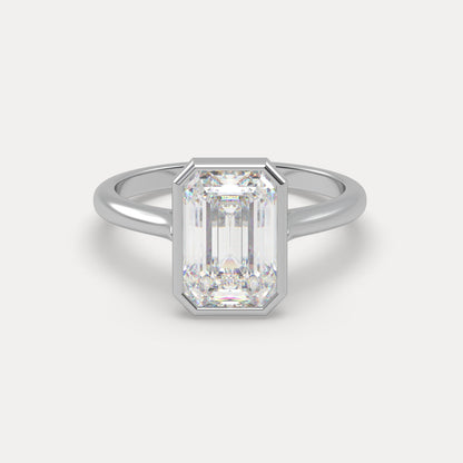 Round Halo, Pave & Split Shank Engagement Ring – 1.93 CT Lab Grown Diamond