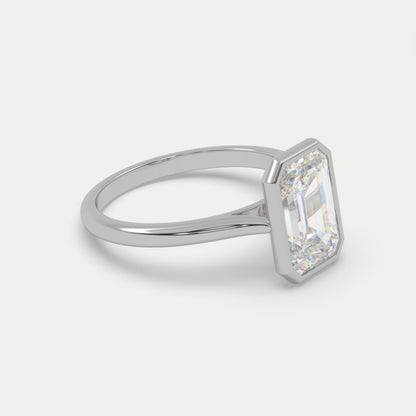 Round Halo, Pave & Split Shank Engagement Ring – 1.93 CT Lab Grown Diamond