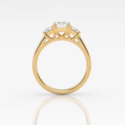 Round Halo, Pave & Split Shank Engagement Ring – 1.93 CT Lab Grown Diamond