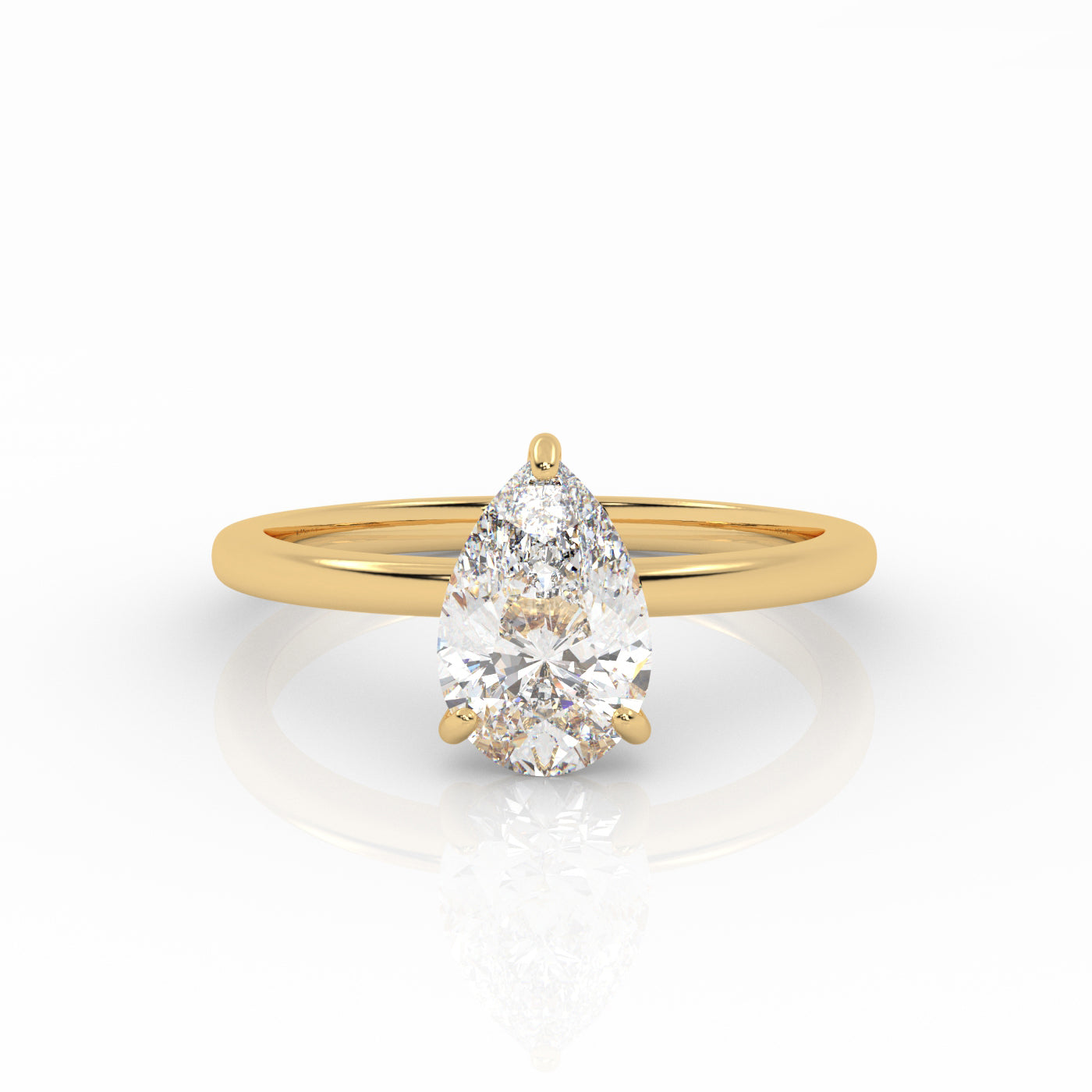 Round Halo, Pave & Split Shank Engagement Ring – 1.93 CT Lab Grown Diamond