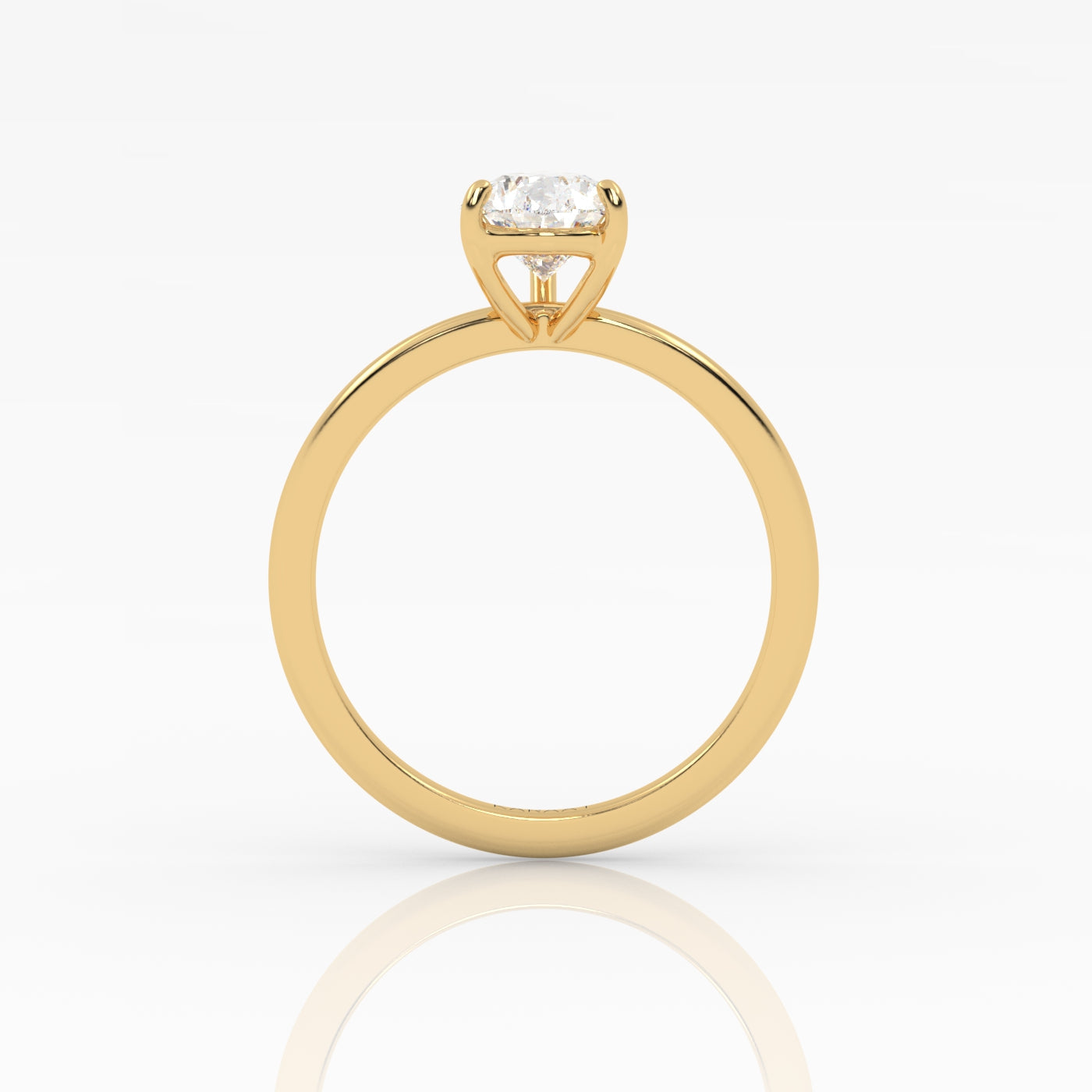 Round Halo, Pave & Split Shank Engagement Ring – 1.93 CT Lab Grown Diamond
