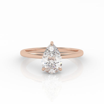 Round Halo, Pave & Split Shank Engagement Ring – 1.93 CT Lab Grown Diamond