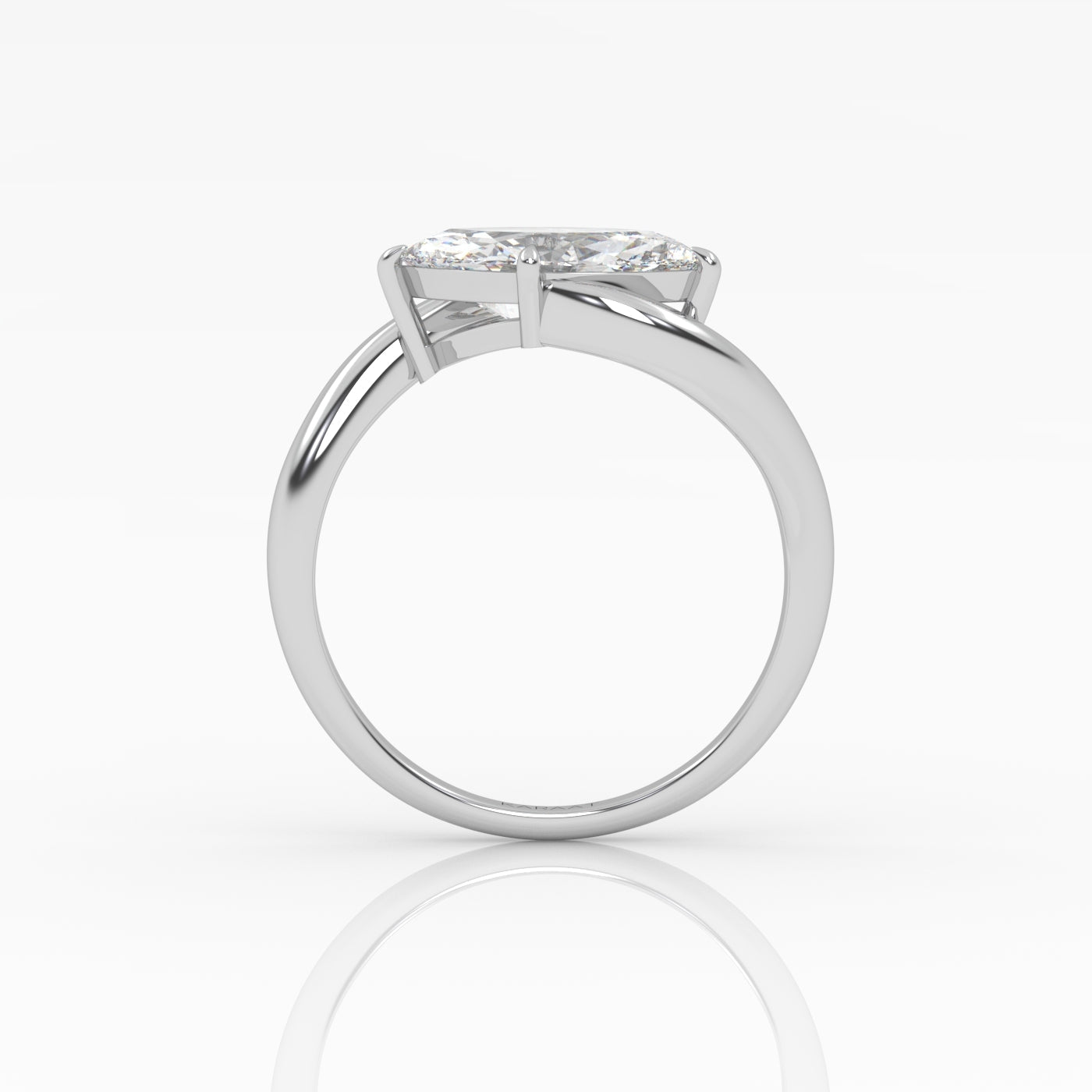 Round Halo, Pave & Split Shank Engagement Ring – 1.93 CT Lab Grown Diamond