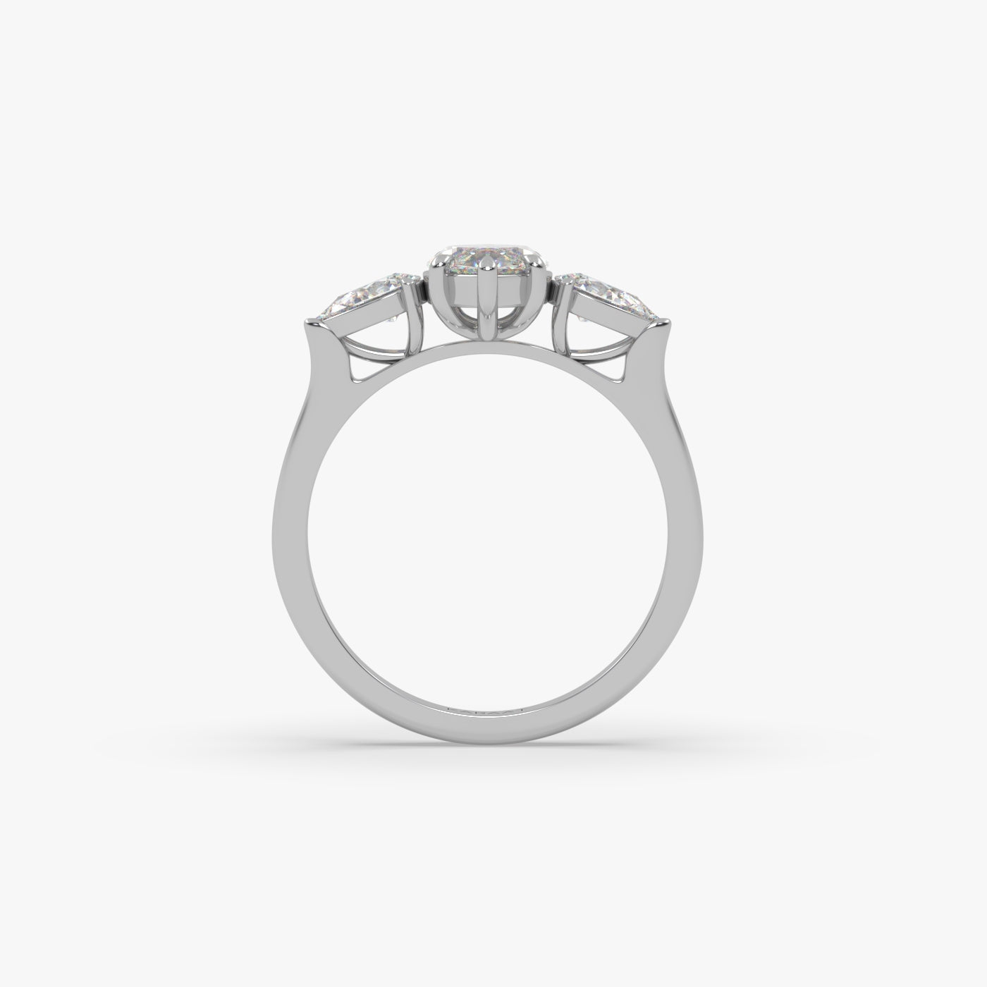 Round Halo, Pave & Split Shank Engagement Ring – 1.93 CT Lab Grown Diamond