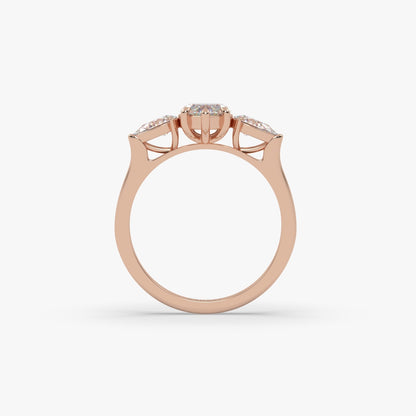 Round Halo, Pave & Split Shank Engagement Ring – 1.93 CT Lab Grown Diamond