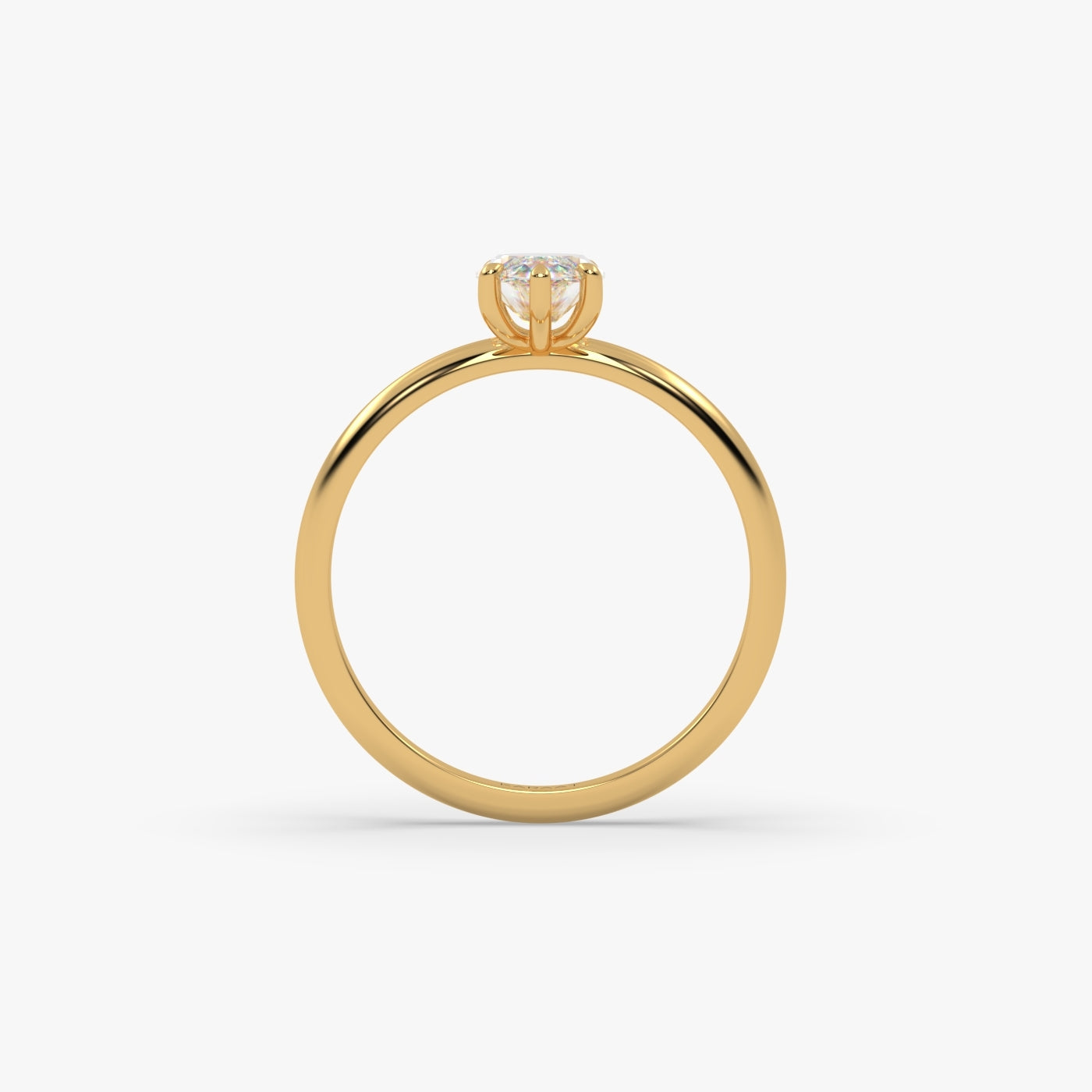 Round Halo, Pave & Split Shank Engagement Ring – 1.93 CT Lab Grown Diamond