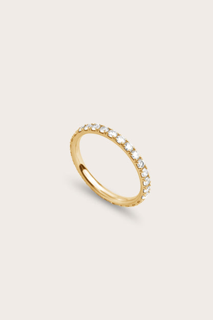 0.2 TCW Round Diamond Curved Pave DEF/VVS Lab Grown Wedding Band