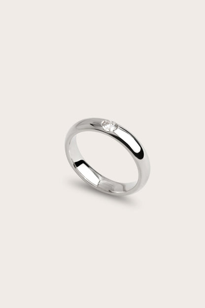 0.2 TCW Round Diamond Curved Pave DEF/VVS Lab Grown Wedding Band
