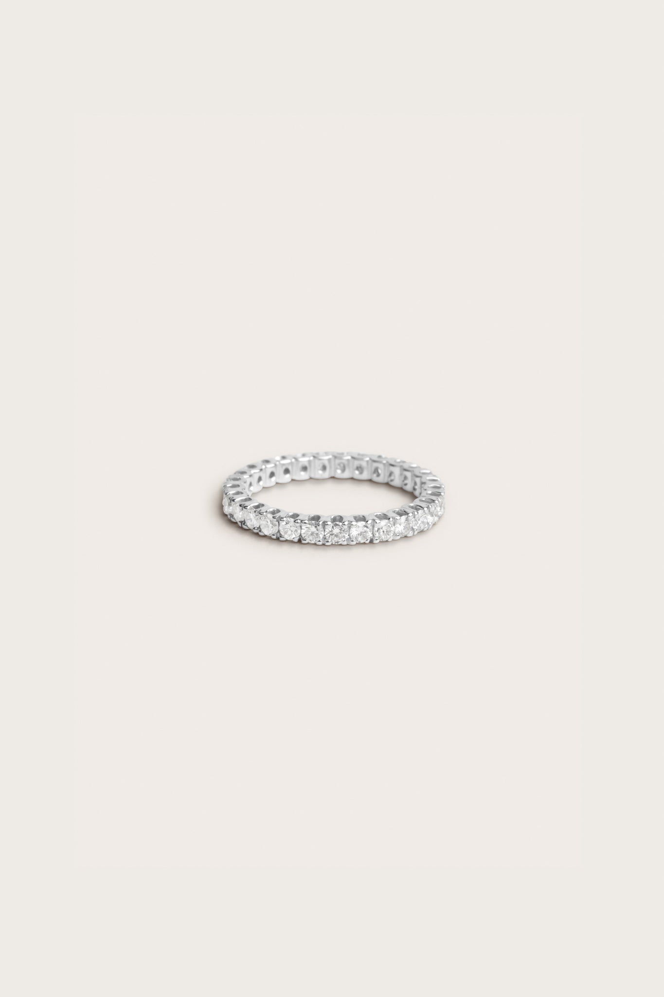 0.2 TCW Round Diamond Curved Pave DEF/VVS Lab Grown Wedding Band
