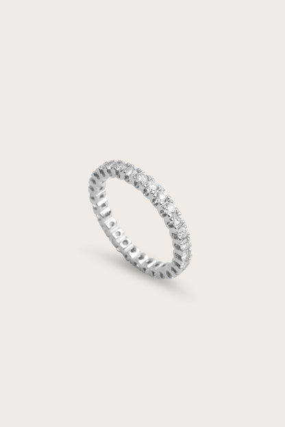 0.2 TCW Round Diamond Curved Pave DEF/VVS Lab Grown Wedding Band
