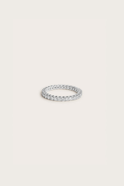 0.2 TCW Round Diamond Curved Pave DEF/VVS Lab Grown Wedding Band