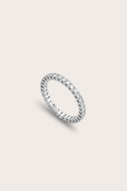 0.2 TCW Round Diamond Curved Pave DEF/VVS Lab Grown Wedding Band