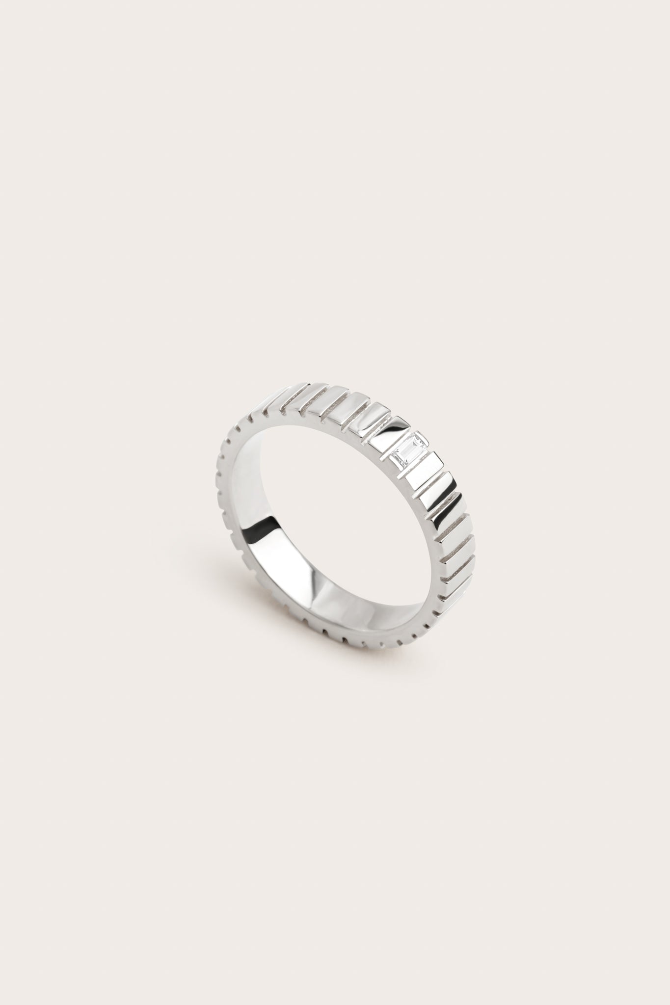 0.2 TCW Round Diamond Curved Pave DEF/VVS Lab Grown Wedding Band