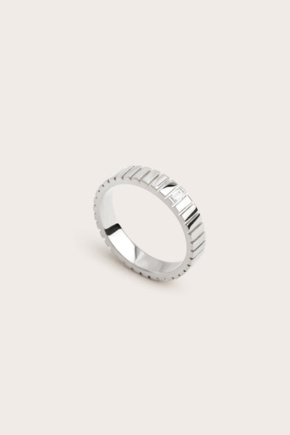 0.2 TCW Round Diamond Curved Pave DEF/VVS Lab Grown Wedding Band