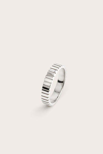 0.2 TCW Round Diamond Curved Pave DEF/VVS Lab Grown Wedding Band