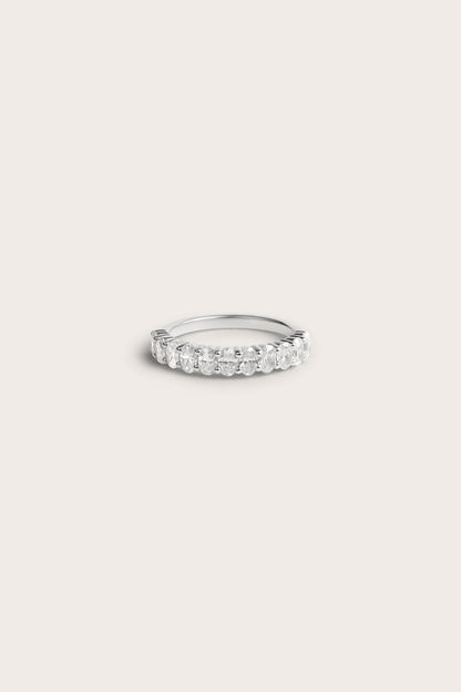 0.2 TCW Round Diamond Curved Pave DEF/VVS Lab Grown Wedding Band