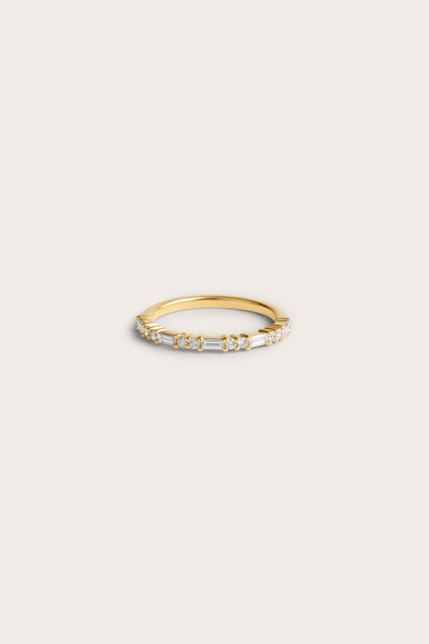 0.2 TCW Round Diamond Curved Pave DEF/VVS Lab Grown Wedding Band