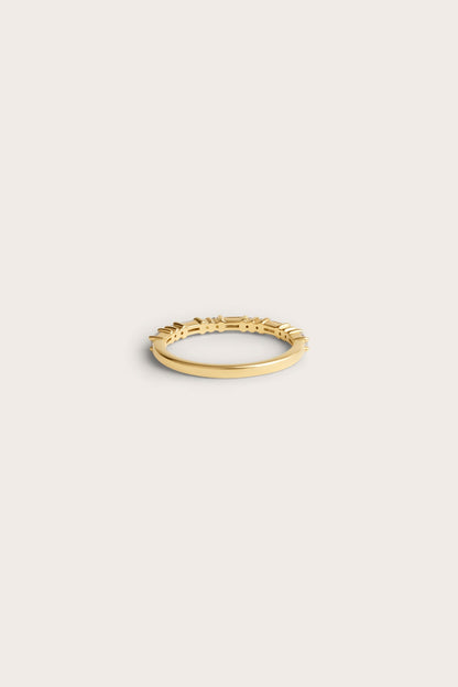 0.2 TCW Round Diamond Curved Pave DEF/VVS Lab Grown Wedding Band