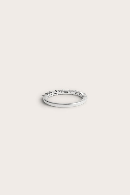 0.2 TCW Round Diamond Curved Pave DEF/VVS Lab Grown Wedding Band