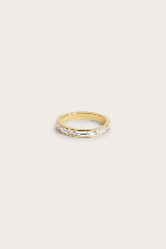 0.2 TCW Round Diamond Curved Pave DEF/VVS Lab Grown Wedding Band
