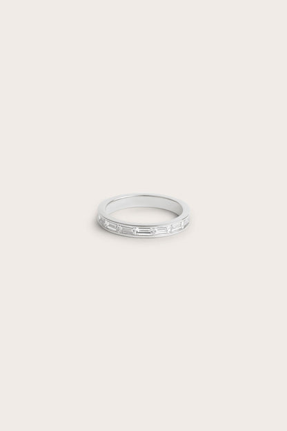 0.2 TCW Round Diamond Curved Pave DEF/VVS Lab Grown Wedding Band