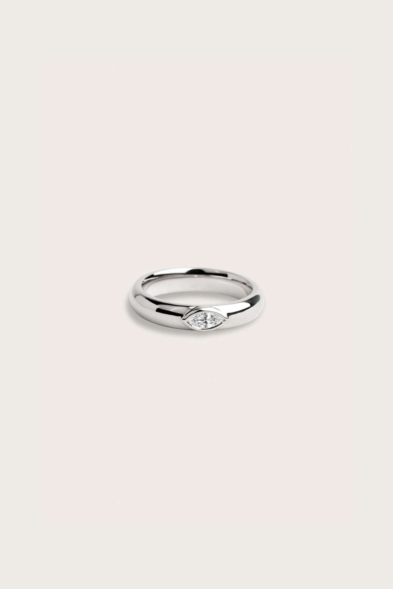 0.2 TCW Round Diamond Curved Pave DEF/VVS Lab Grown Wedding Band