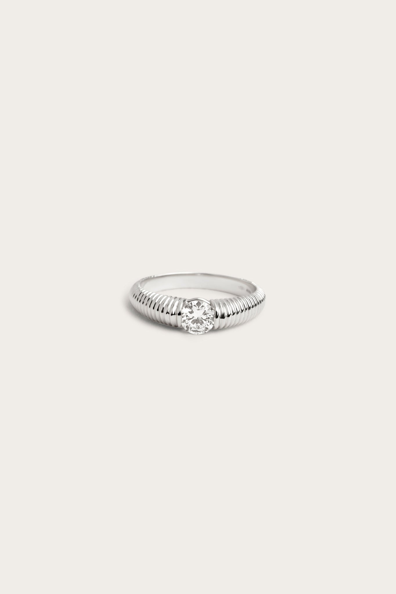 0.2 TCW Round Diamond Curved Pave DEF/VVS Lab Grown Wedding Band
