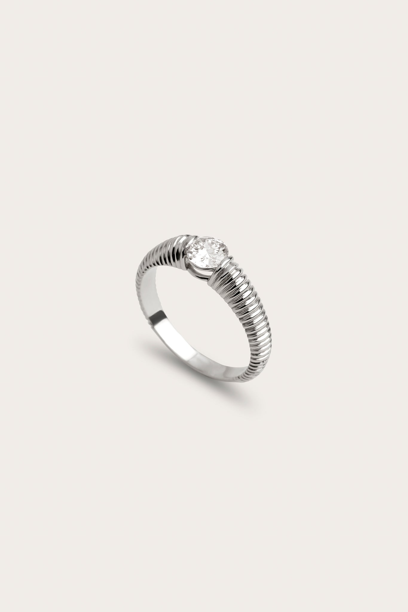 0.2 TCW Round Diamond Curved Pave DEF/VVS Lab Grown Wedding Band