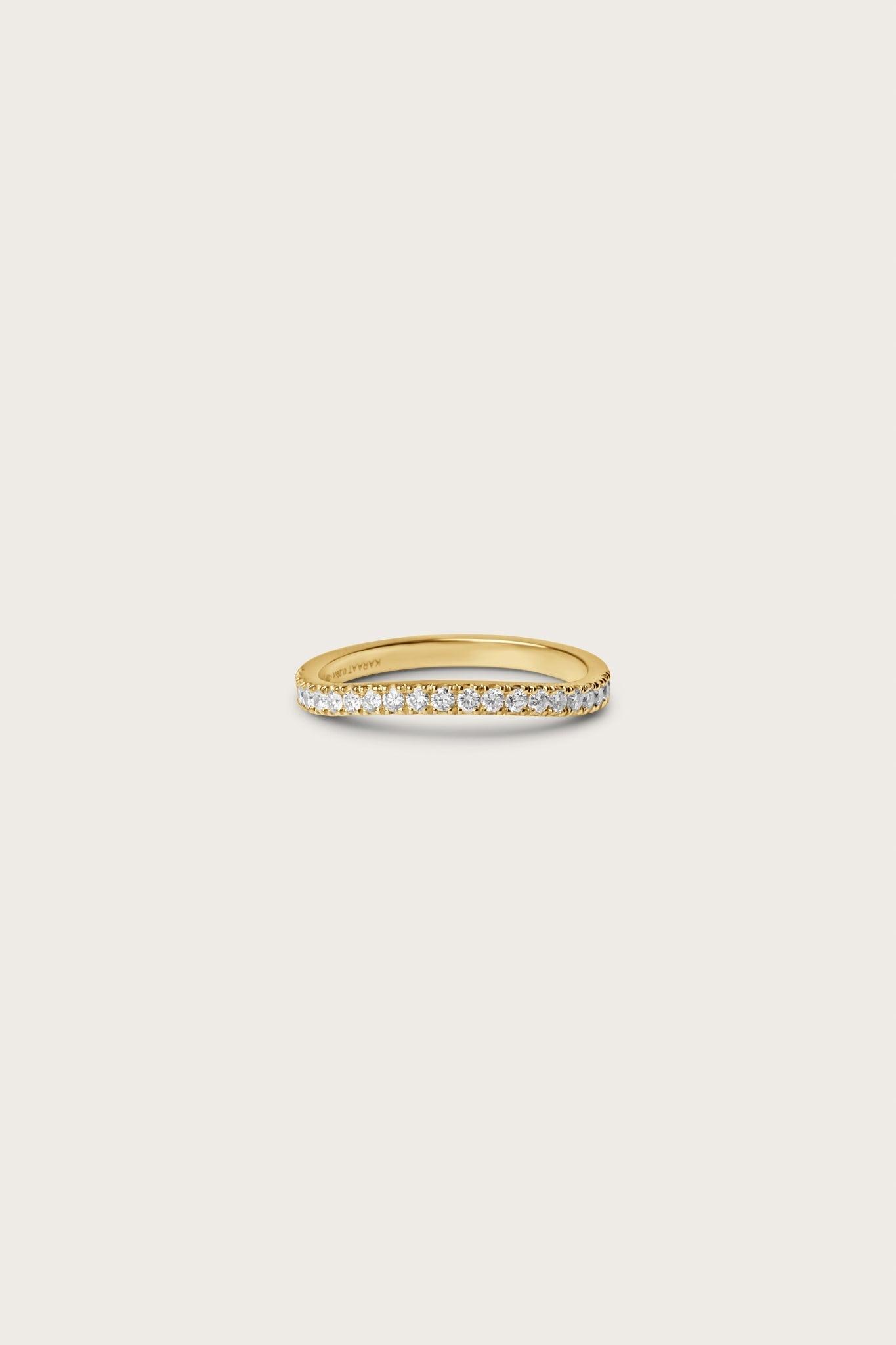 0.2 TCW Round Diamond Curved Pave DEF/VVS Lab Grown Wedding Band
