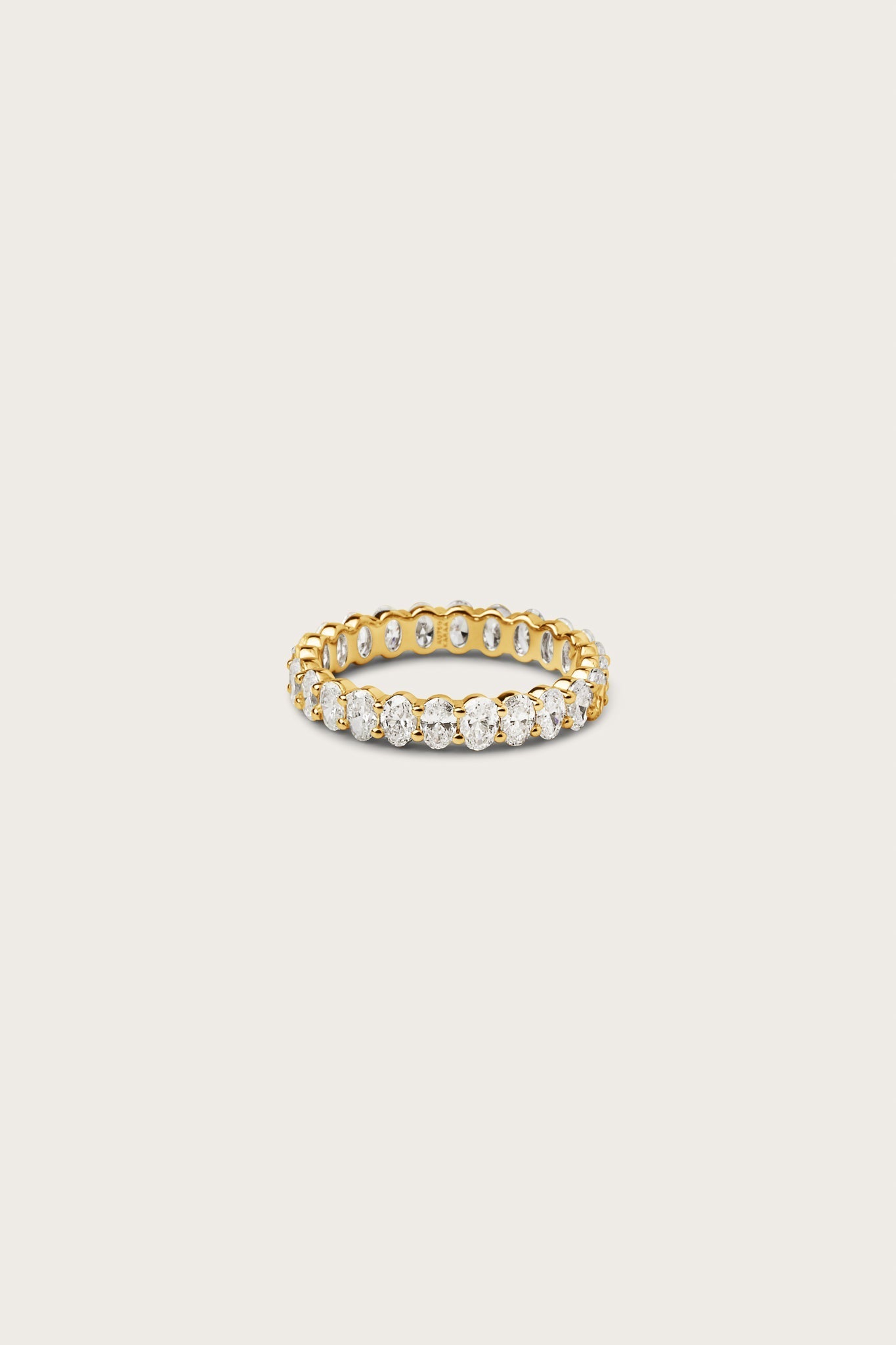 0.2 TCW Round Diamond Curved Pave DEF/VVS Lab Grown Wedding Band