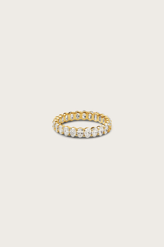 0.2 TCW Round Diamond Curved Pave DEF/VVS Lab Grown Wedding Band