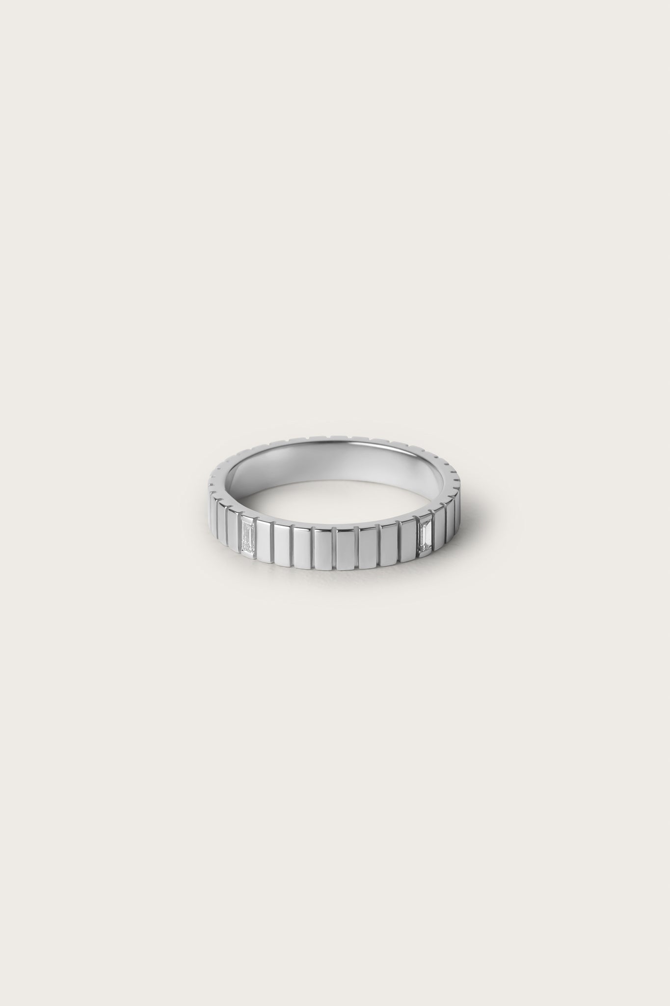 0.2 TCW Round Diamond Curved Pave DEF/VVS Lab Grown Wedding Band