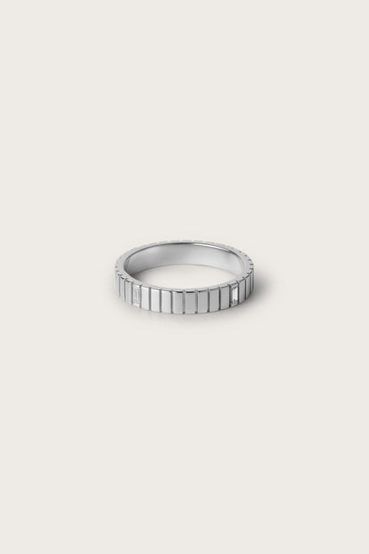 0.2 TCW Round Diamond Curved Pave DEF/VVS Lab Grown Wedding Band