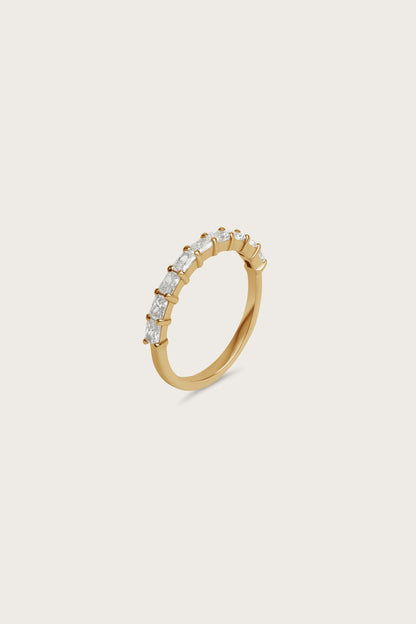 0.2 TCW Round Diamond Curved Pave DEF/VVS Lab Grown Wedding Band