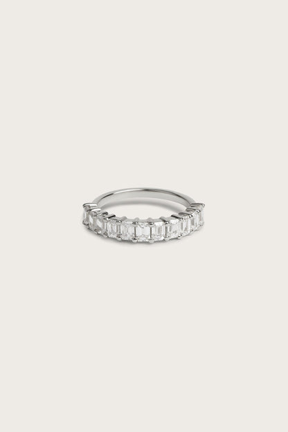 0.2 TCW Round Diamond Curved Pave DEF/VVS Lab Grown Wedding Band