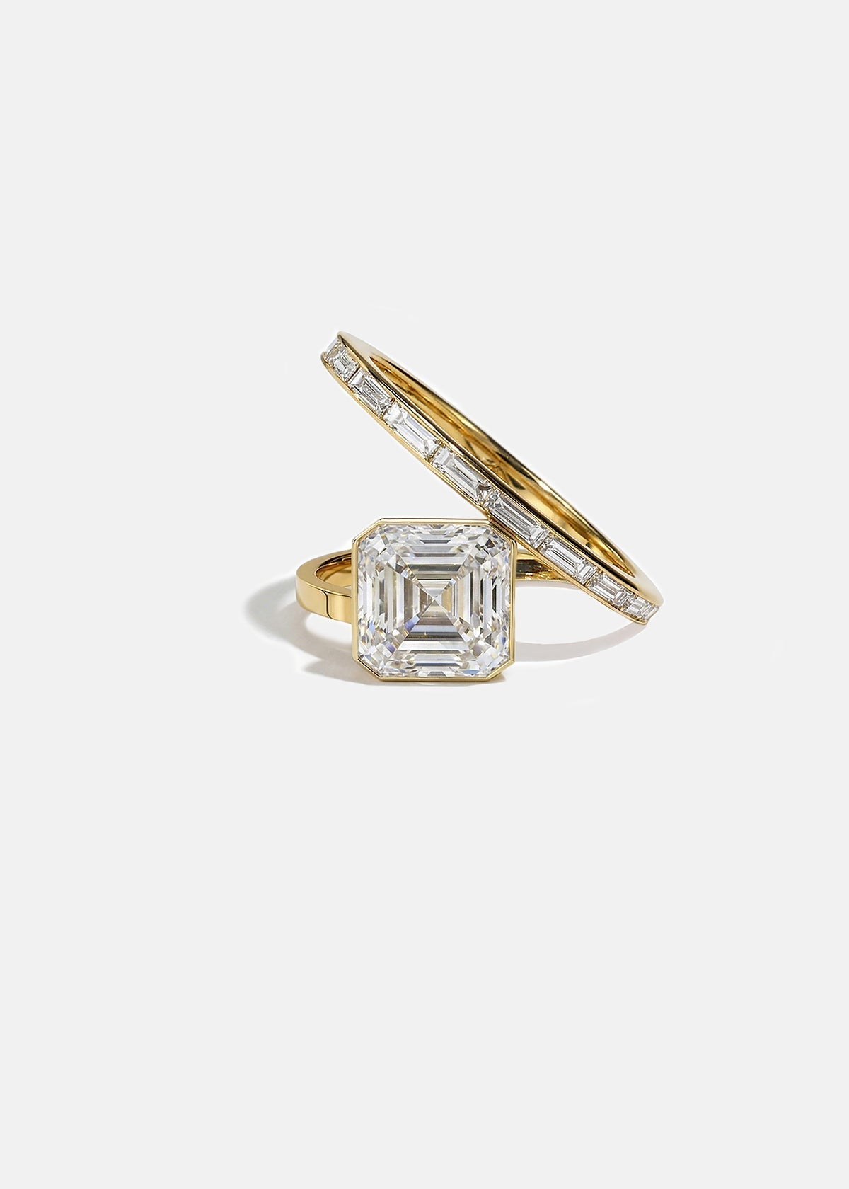 Moval Swirl Semi Pave Engagement Ring – 2.5 CT Lab Grown Diamond